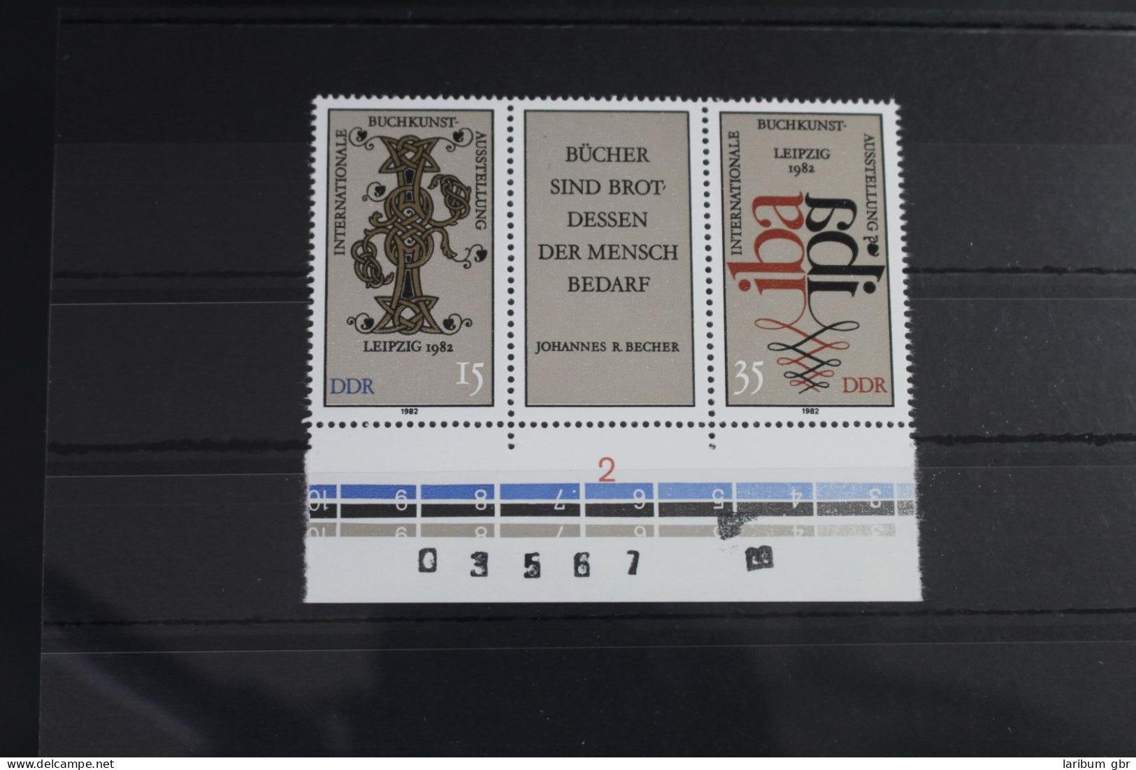 DDR 2697 - 2698 Postfrisch Dreierstreifen #WR037 - Autres & Non Classés