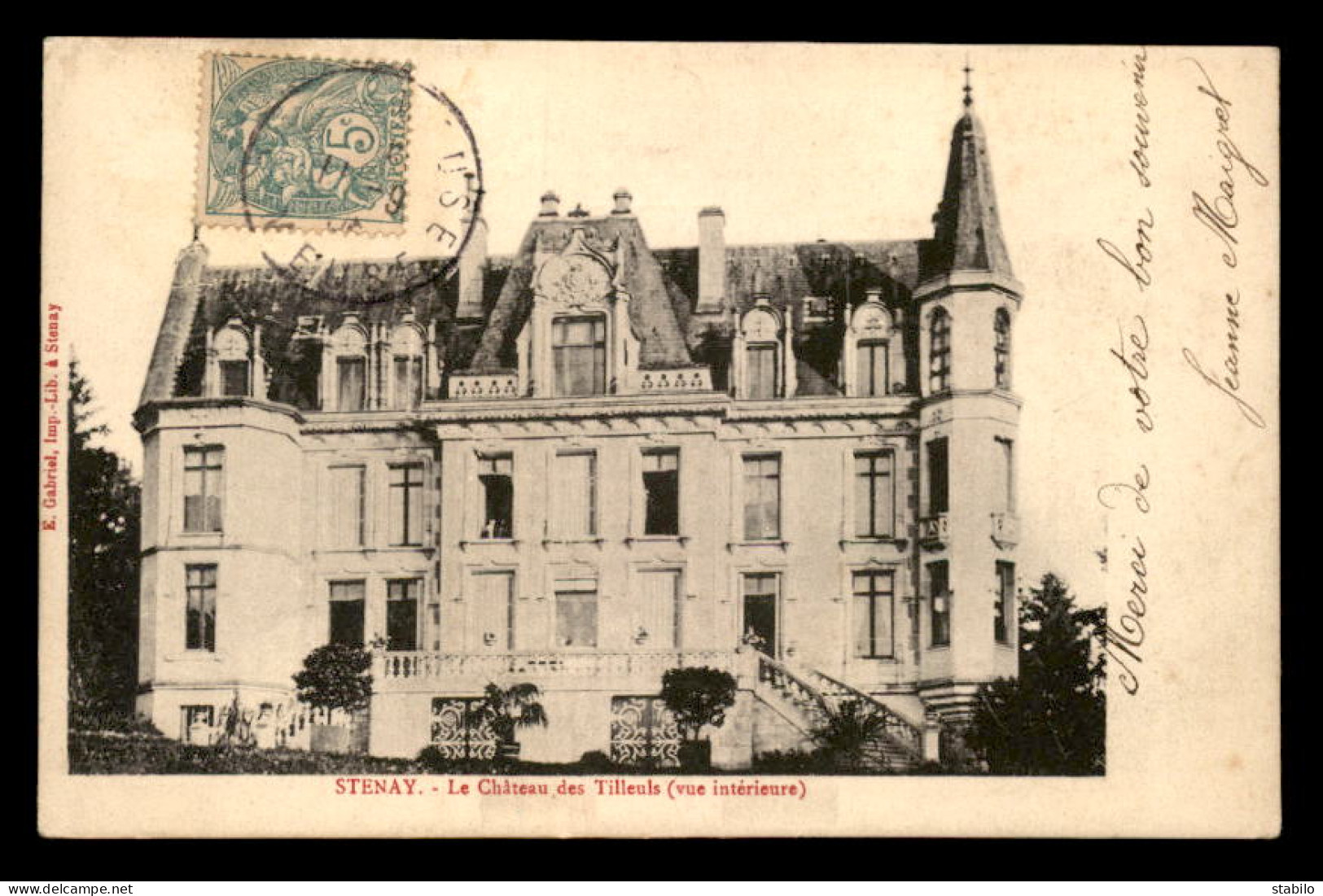 55 - STENAY - LE CHATEAU DES TILLEULS - Stenay