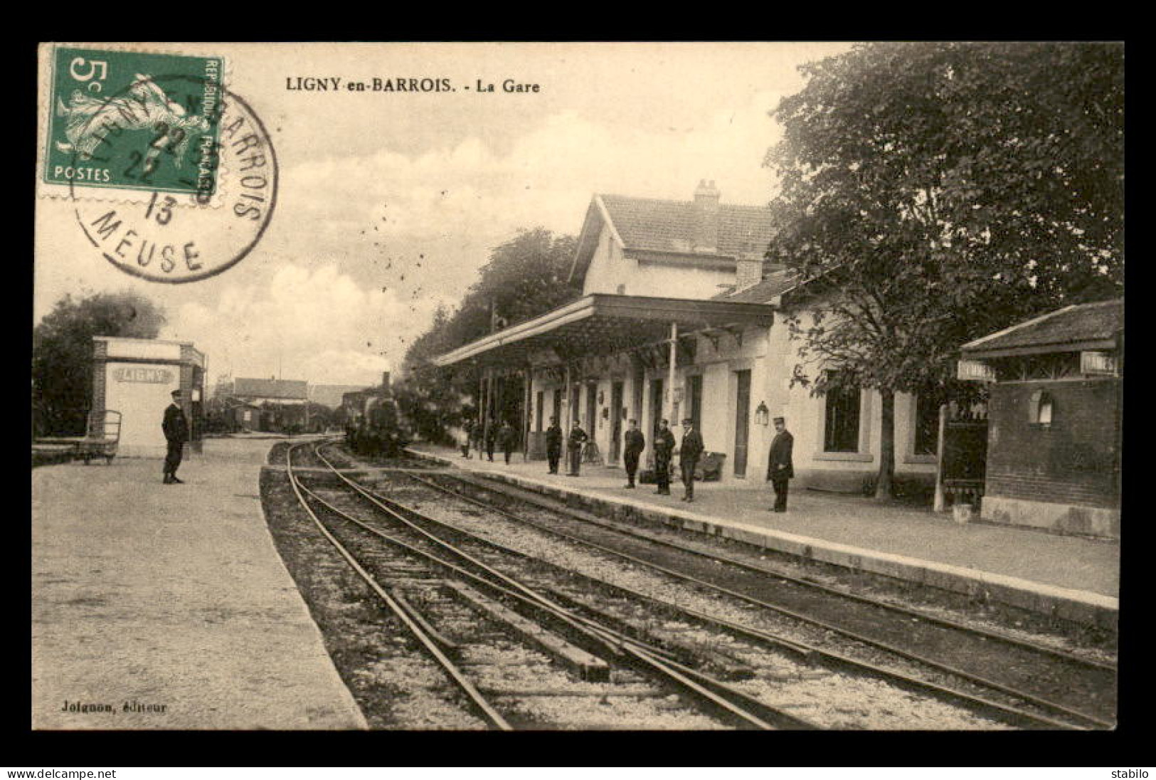 55 - LIGNY-EN-BARROIS - TRAIN EN GARE DE CHEMIN DE FER - Ligny En Barrois