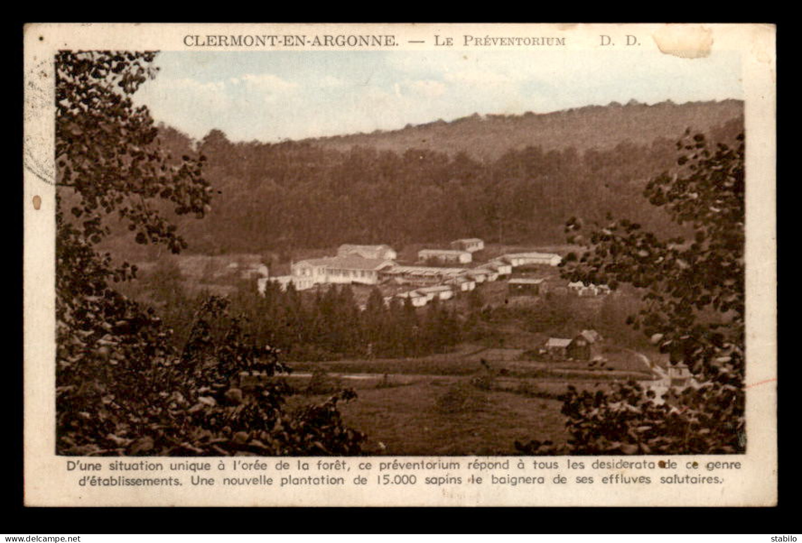 55 - CLERMONT-EN-ARGONNE - LE PREVENTORIUM - VOIR ETAT - Clermont En Argonne