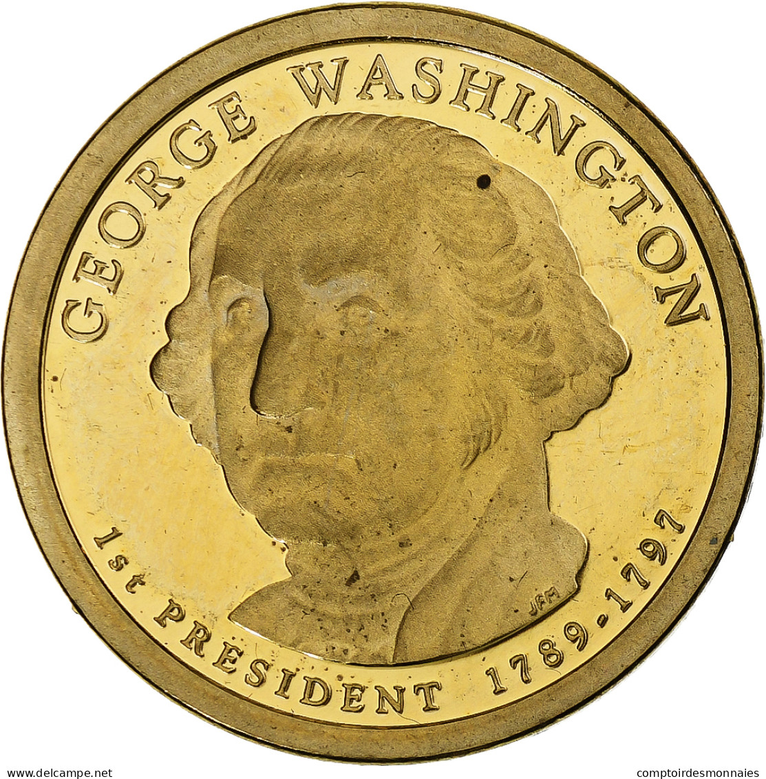 États-Unis, Dollar, George Washington, 2007, Philadelphie, Copper-Zinc, SPL - 2007-…: Presidents