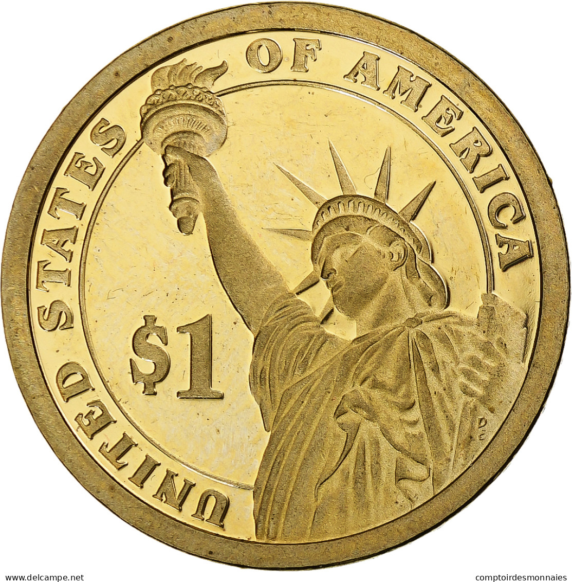 États-Unis, Dollar, George Washington, 2007, Philadelphie, Copper-Zinc, SPL - 2007-…: Presidents