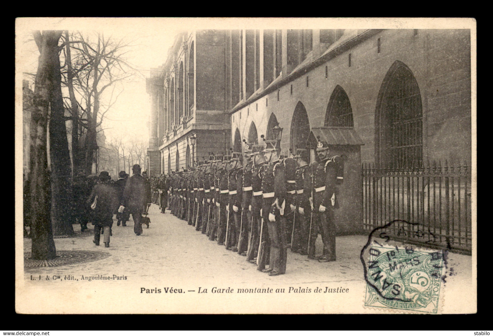 75 - PARIS VECU - LA GARDE MONTANTE AU PALAIS DE JUSTICE - Lotes Y Colecciones