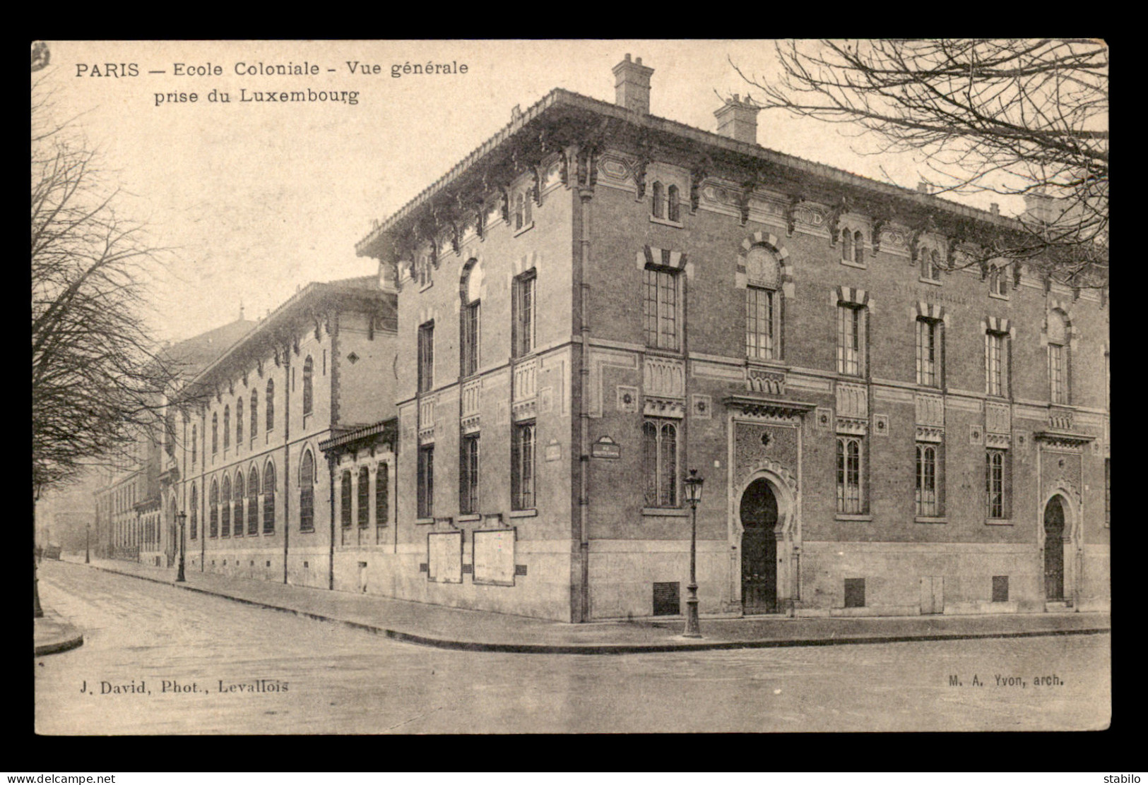 75 - PARIS 6EME - ECOLE COLONIALE, 2 AVENUE DE L'OBSERVATOIRE - VUE PRISE DU LUXEMBOURG - ENA - Paris (06)