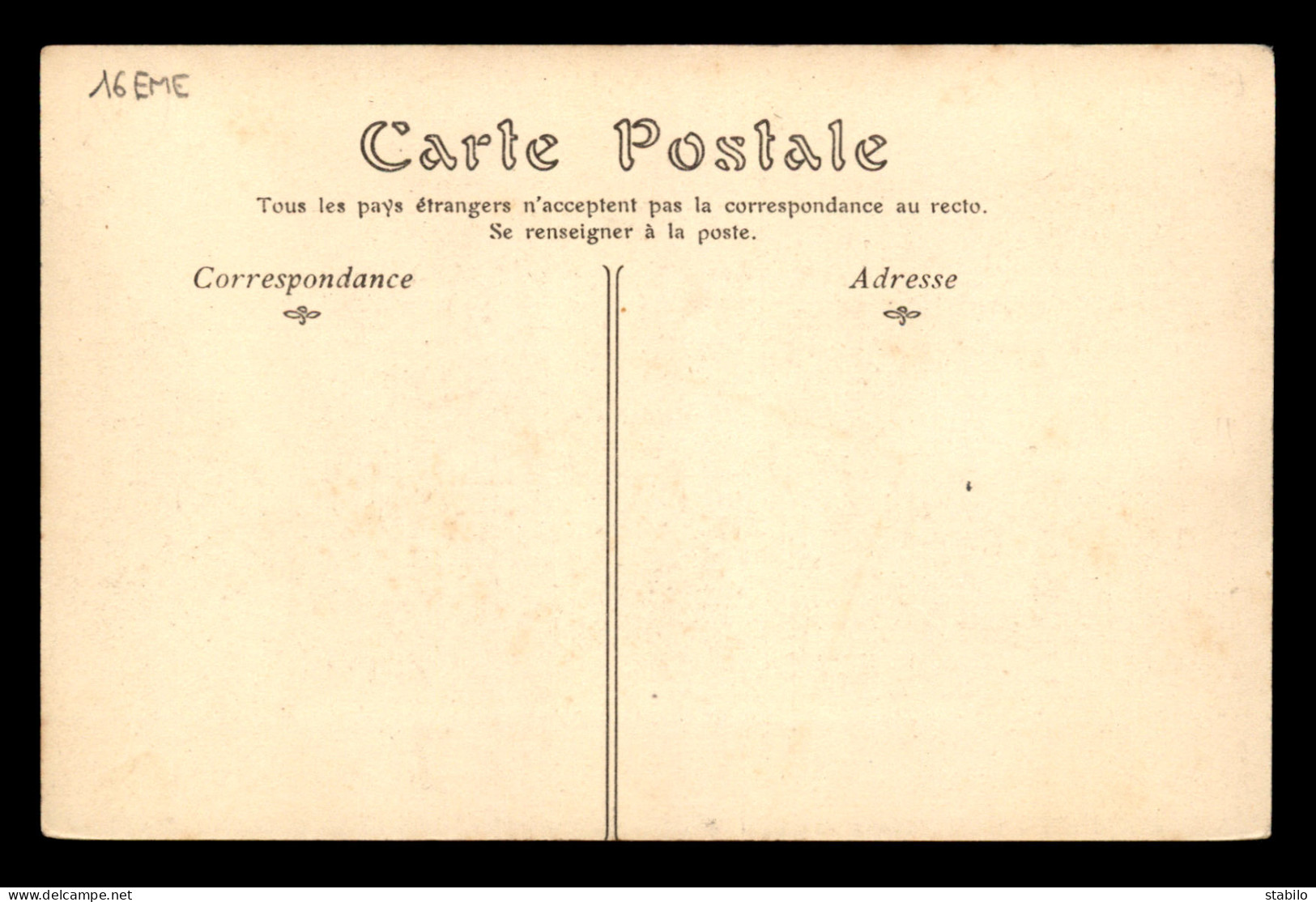 75 - PARIS 16EME - AUTEUIL - RUE GROS A LA FONTAINE - SERIE INONDATIONS 1910 N° 18 - EDITEUR F.FLEURY - Inondations De 1910