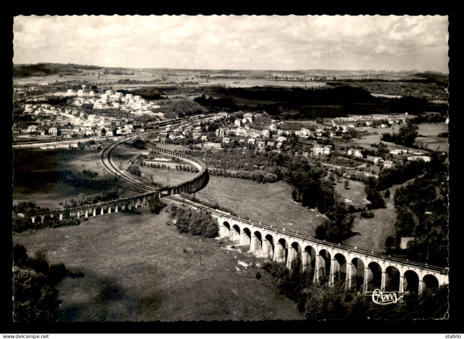 52 - CHALINDREY - VUE AERIENNE - VIADUC DE TORCENAY - Chalindrey