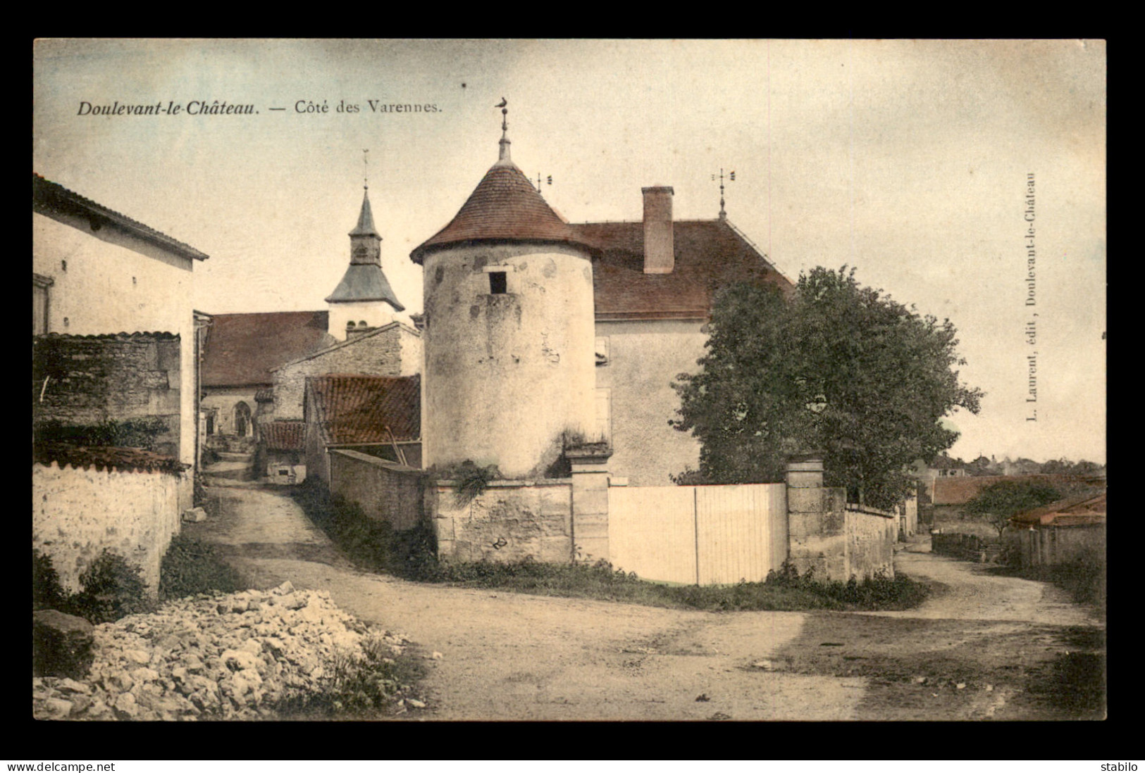 52 - DOULEVANT-LE-CHATEAU - COTE DES VARENNES - CARTE COLORISEE - Doulevant-le-Château