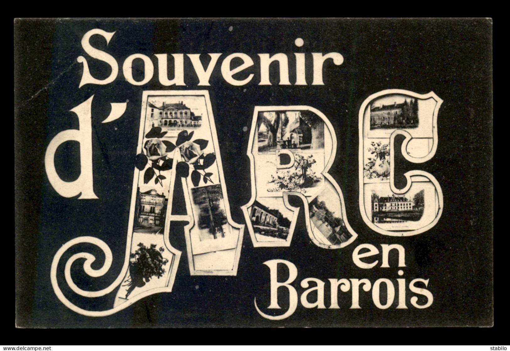 52 - ARC-EN-BARROIS - SOUVENIR EN LETTRES MULTIVUES - Arc En Barrois