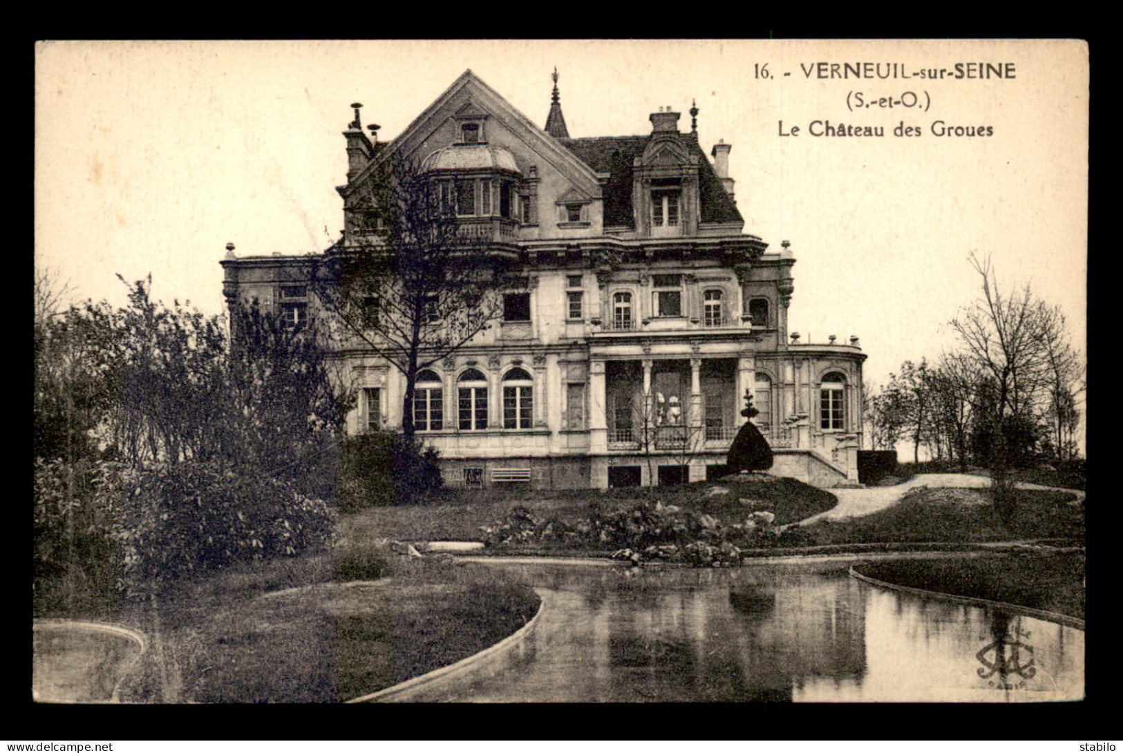 78 - VERNEUIL-SUR-SEINE - LE CHATEAU DES GROUES - Verneuil Sur Seine