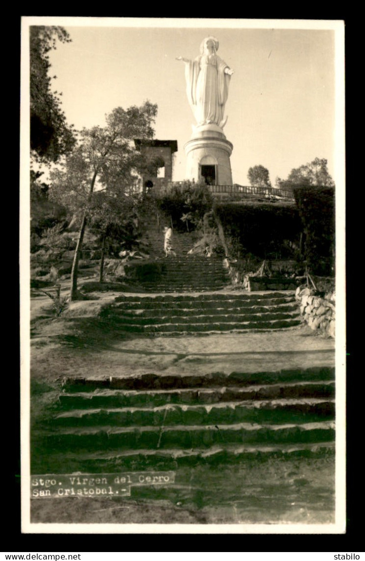 CHILI - SANTIAGO - SAN CRISTOBAL - STGO VIRGEN DEL CERRO - Cile