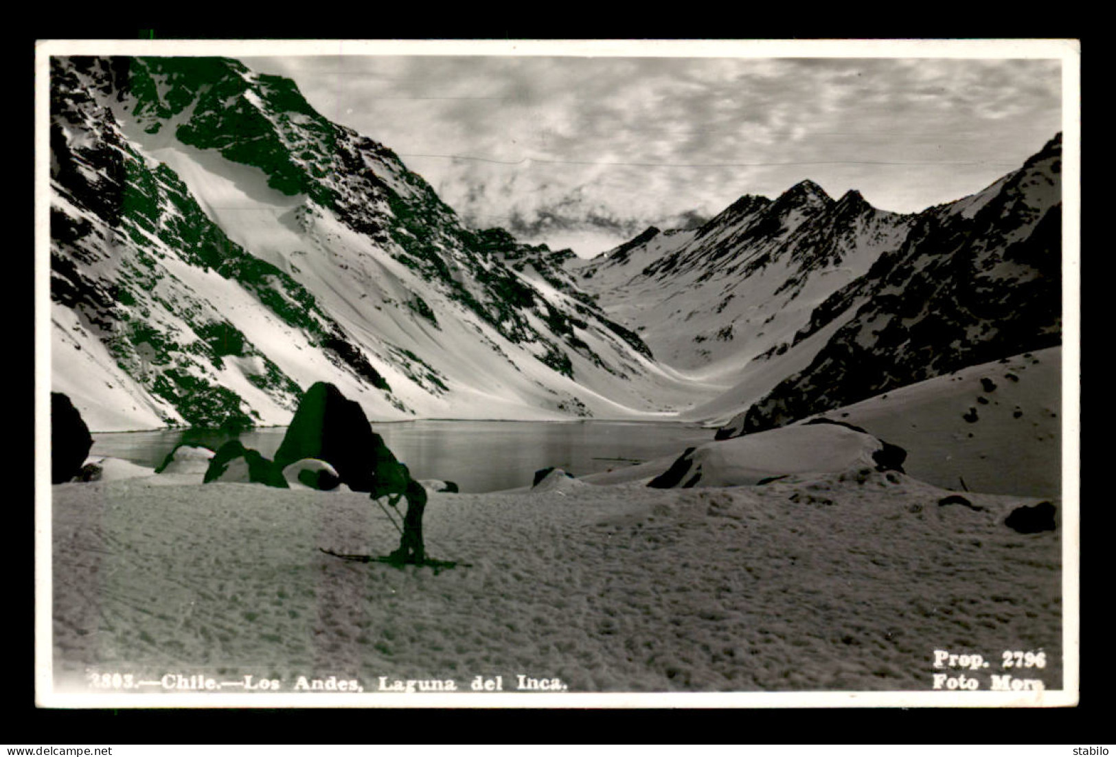 CHILI - LOS ANDES - LAGUNA DEL INCA - Cile