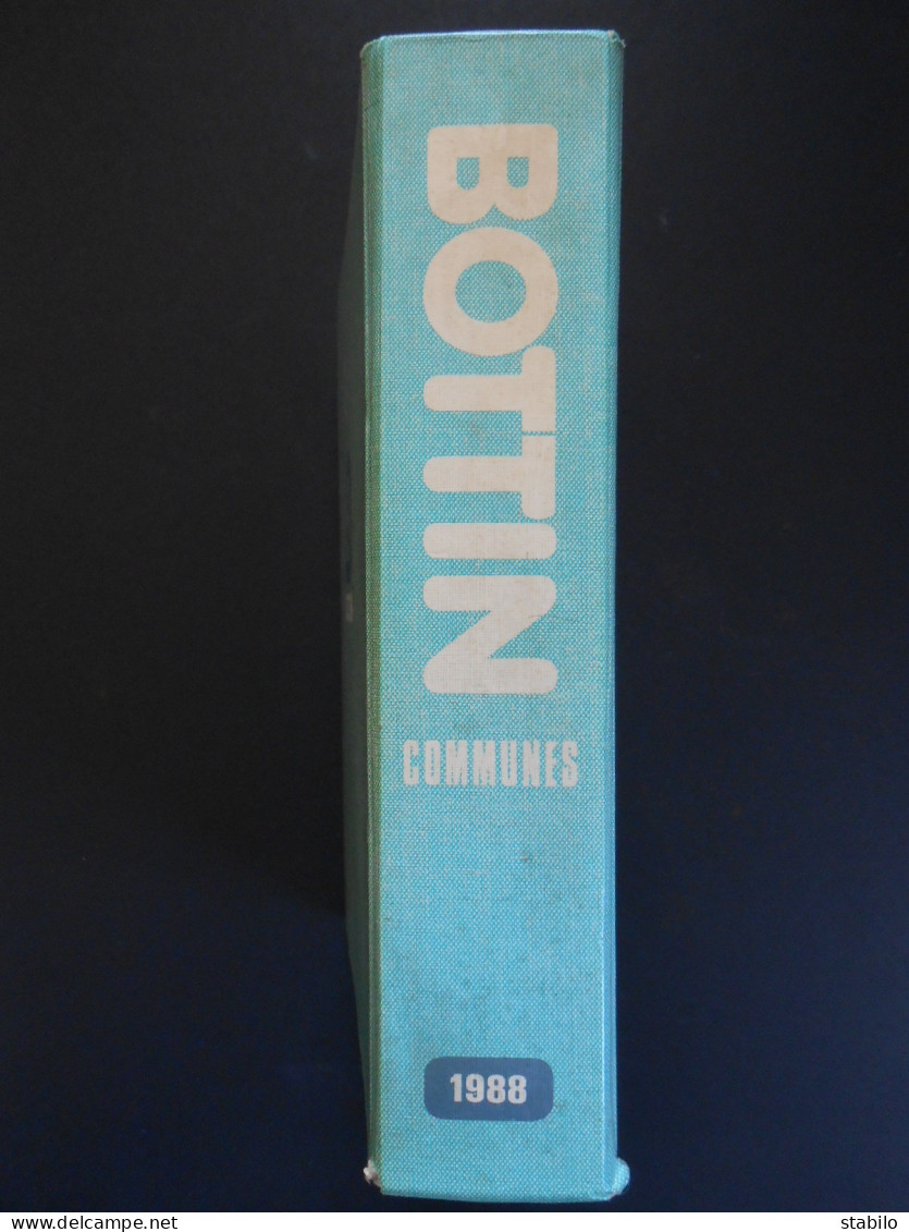 DICTIONNAIRE DES COMMUNES - BOTTIN EDITION 1988 - Woordenboeken