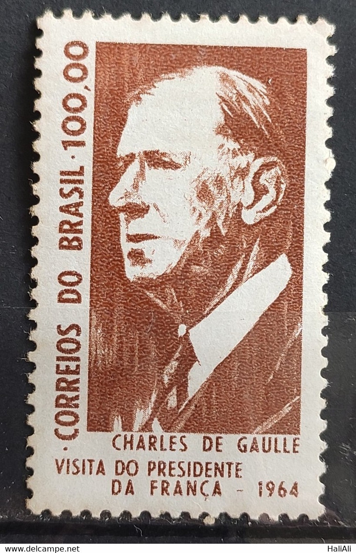 C 518 Brazil Stamp President Of France Charles De Gaulle Personality 1964 - Autres & Non Classés