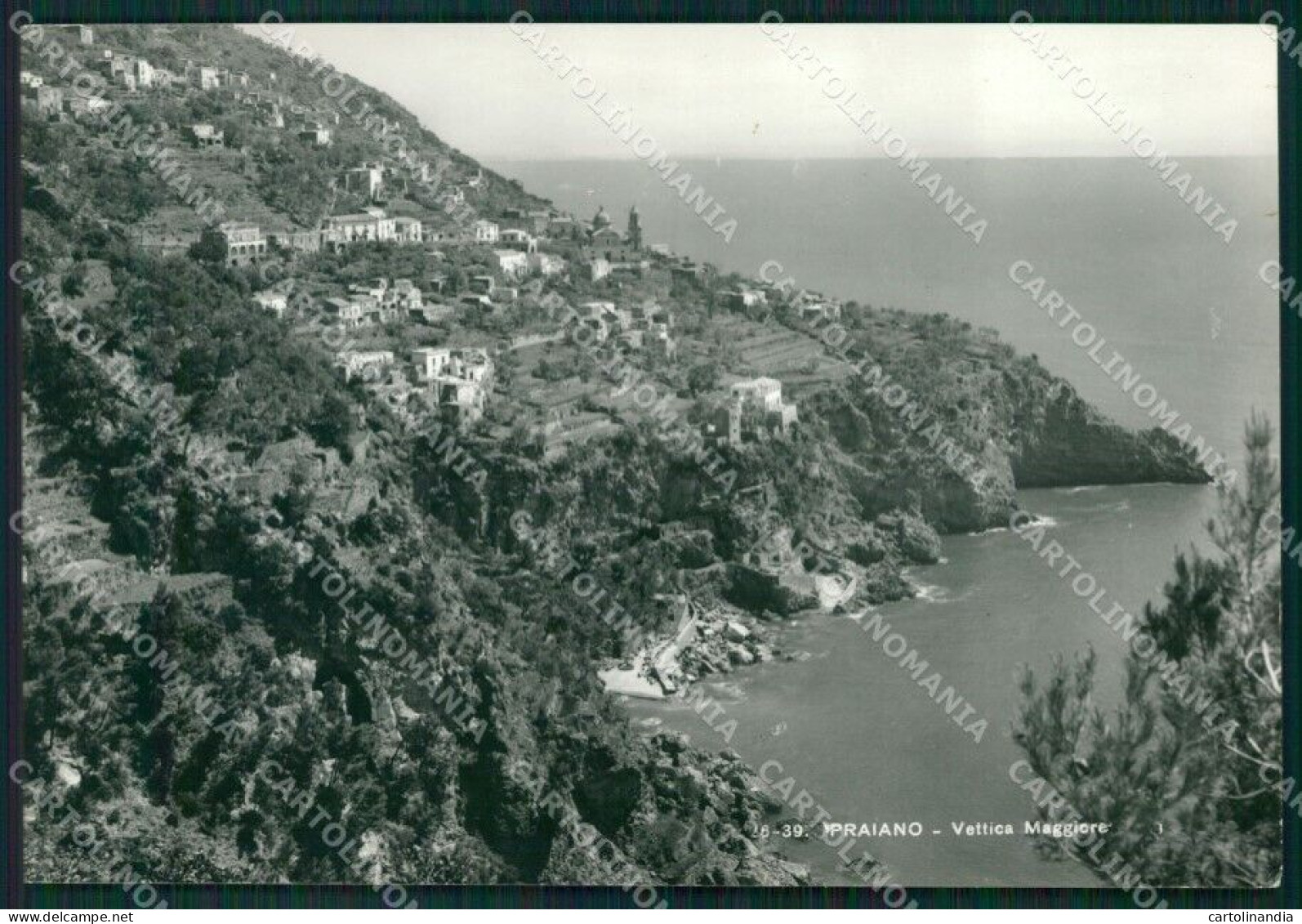 Salerno Praiano Vettica Maggiore Foto FG Cartolina KB4231 - Salerno