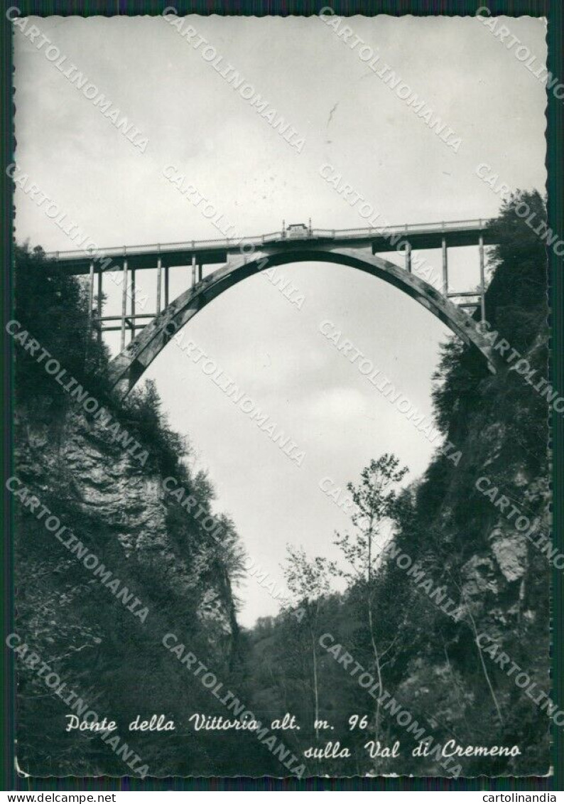 Lecco Cremeno Ponte Della Vittoria Foto FG Cartolina KB3093 - Lecco