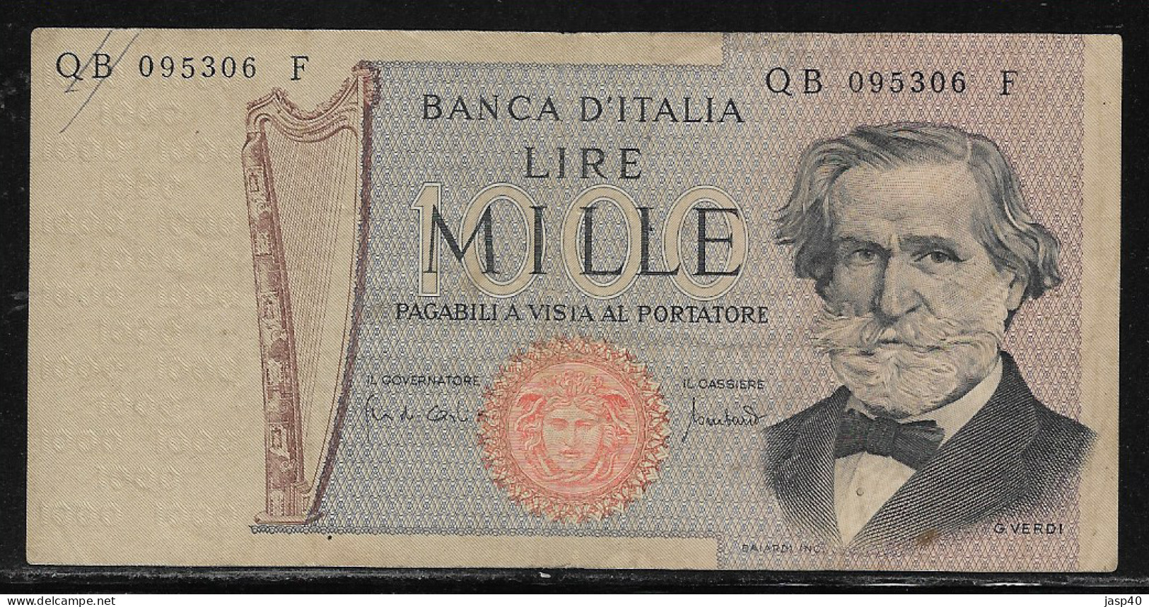 ITALIA - 1000 LIRAS - 1000 Lire