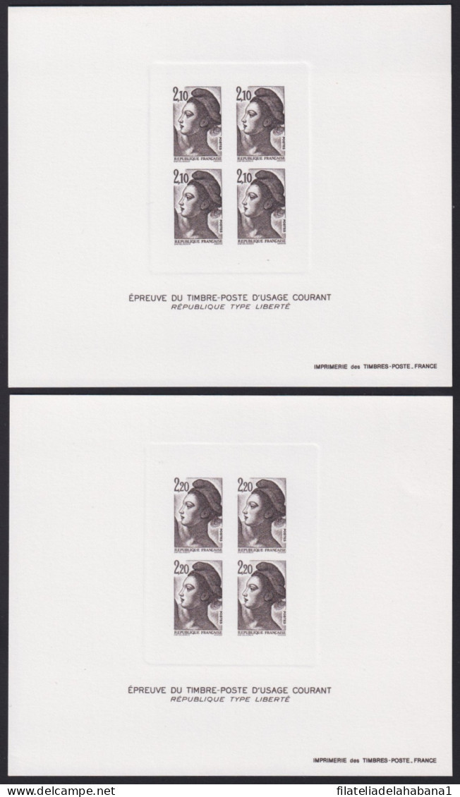 F-EX40194 FRANCE MNH 1982 DELUXE PROOF MARIANNE.  - Other & Unclassified