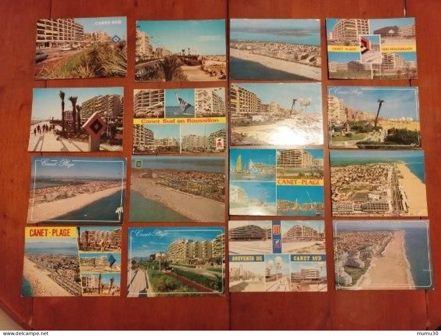 Lot 16 Cartes De Canet Plage Quartier Canet Sud Uniquement - Canet Plage