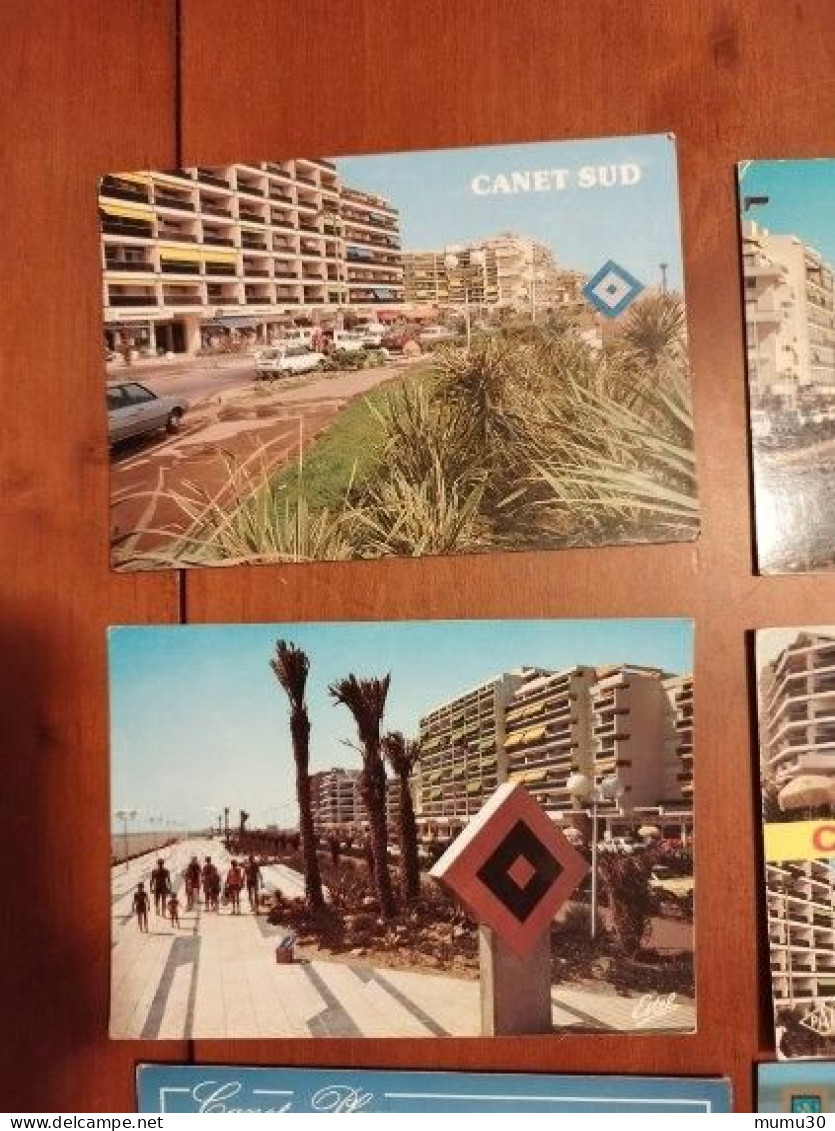 Lot 16 Cartes De Canet Plage Quartier Canet Sud Uniquement - Canet Plage