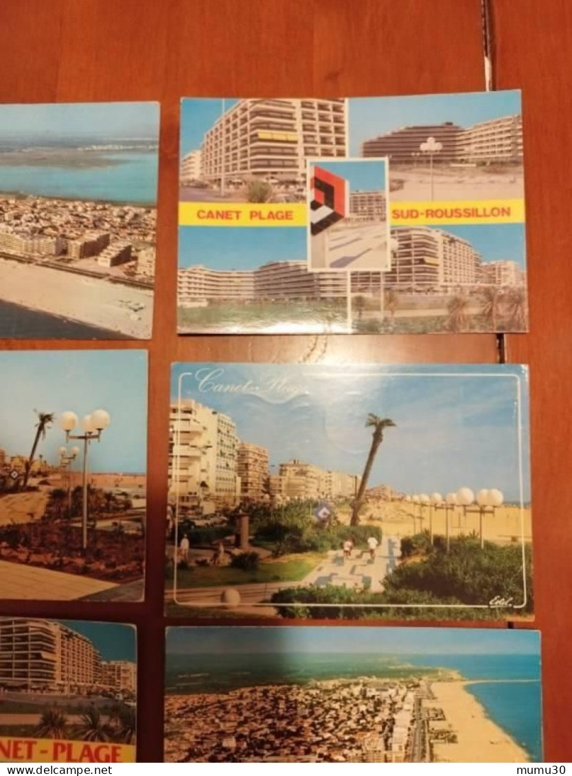 Lot 16 cartes de Canet Plage Quartier Canet Sud uniquement