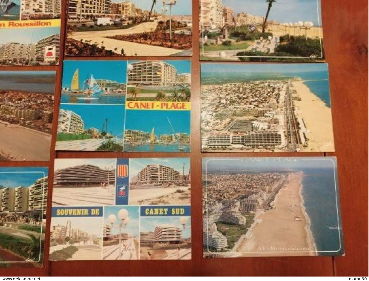 Lot 16 cartes de Canet Plage Quartier Canet Sud uniquement