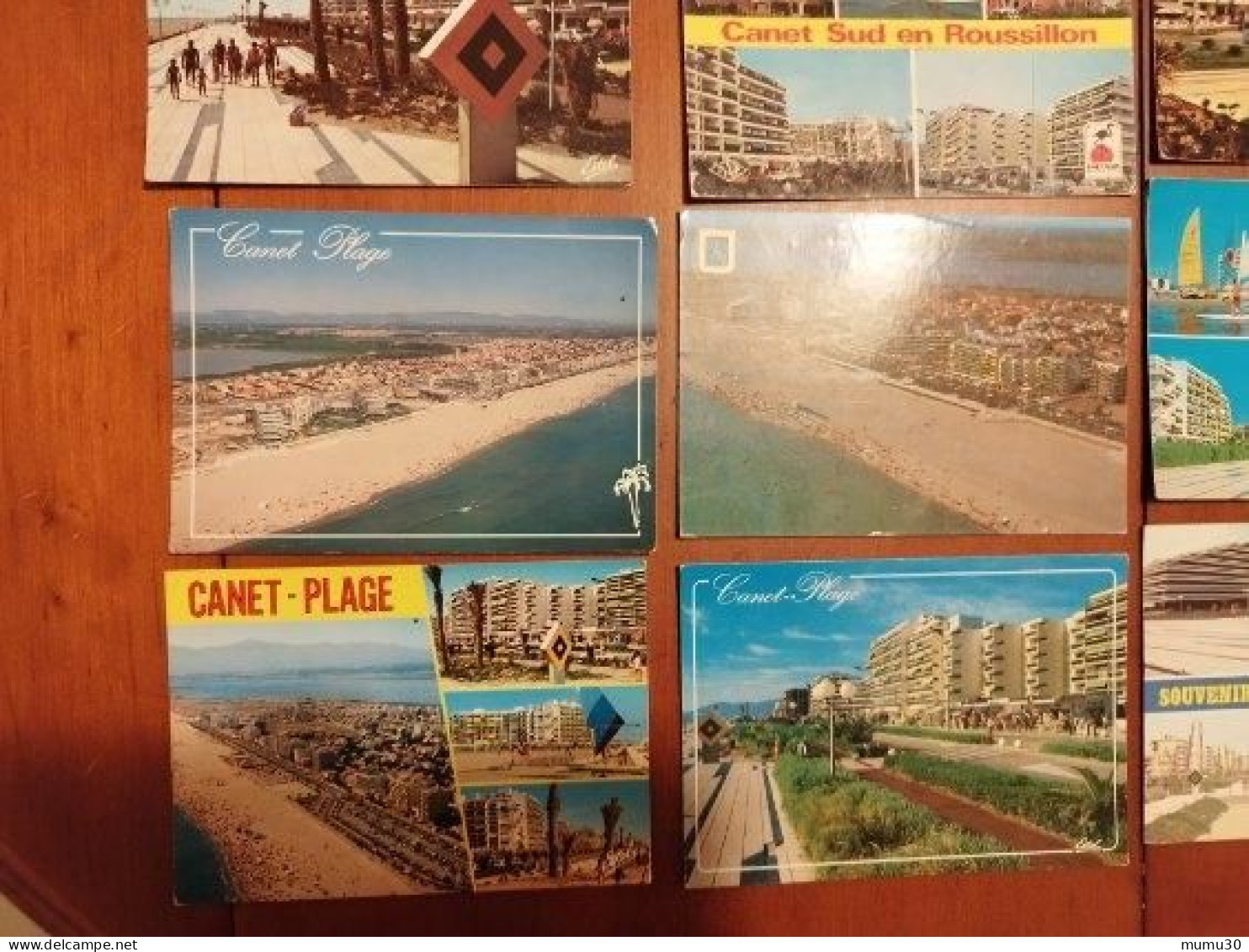 Lot 16 cartes de Canet Plage Quartier Canet Sud uniquement