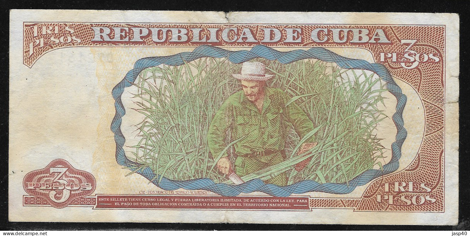 CUBA - 3 PESOS - Cuba