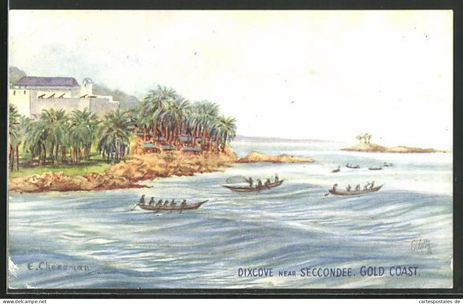 CPA Illustrateur Seccondee /Gold Coast, Dixcove Near Seccondee  - Ghana - Gold Coast
