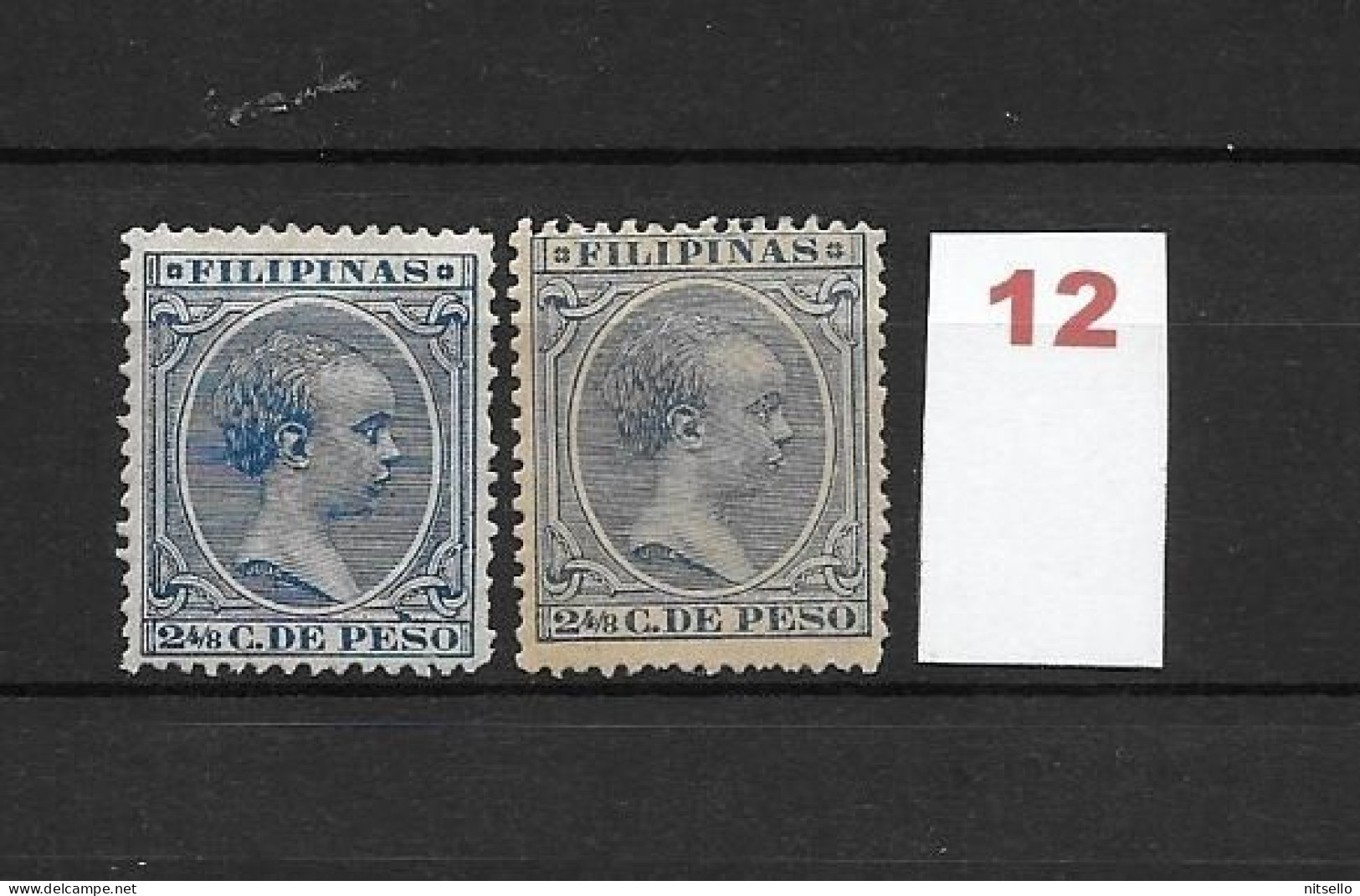 LOTE 2174 D /// (C030) FILIPINAS 1890  EDIFIL Nº:81 *MH VARIEDADES DE COLOR ¡¡¡ OFERTA - LIQUIDATION - JE LIQUIDE !!! - Philippines