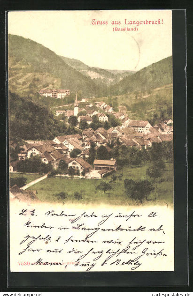 AK Langenbruck, Blick Auf Das Dorf  - Langenbruck