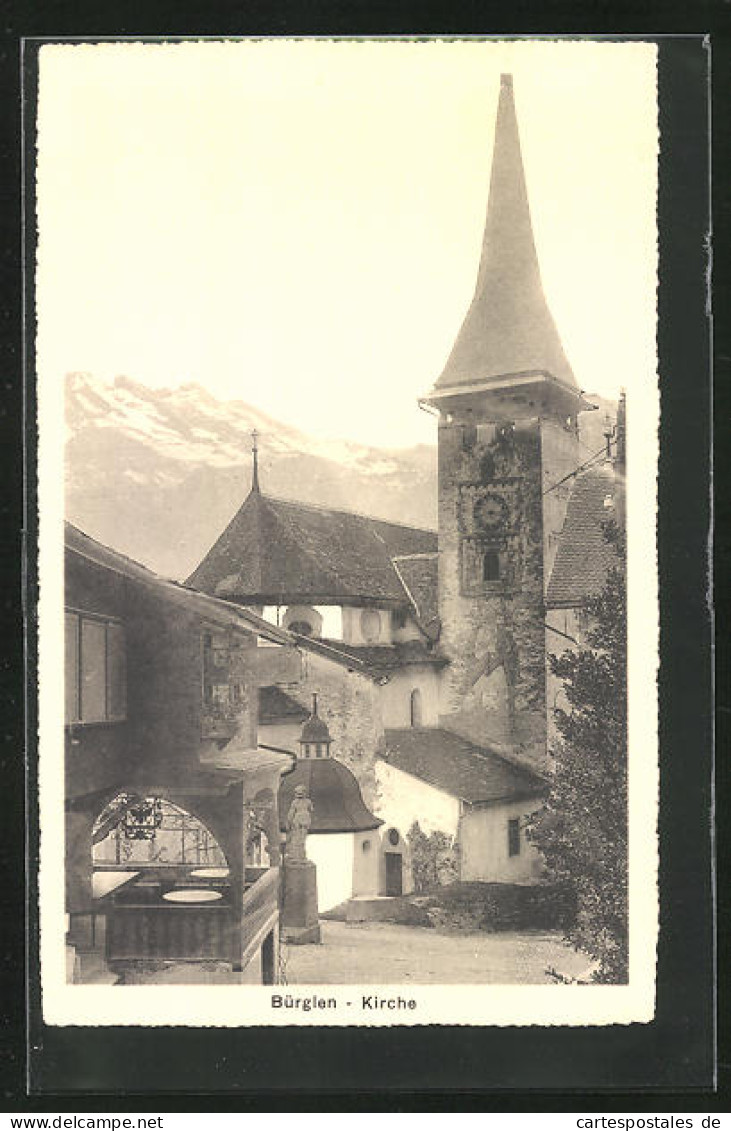 AK Bürglen, Kirche Im Ortsbild  - Bürglen