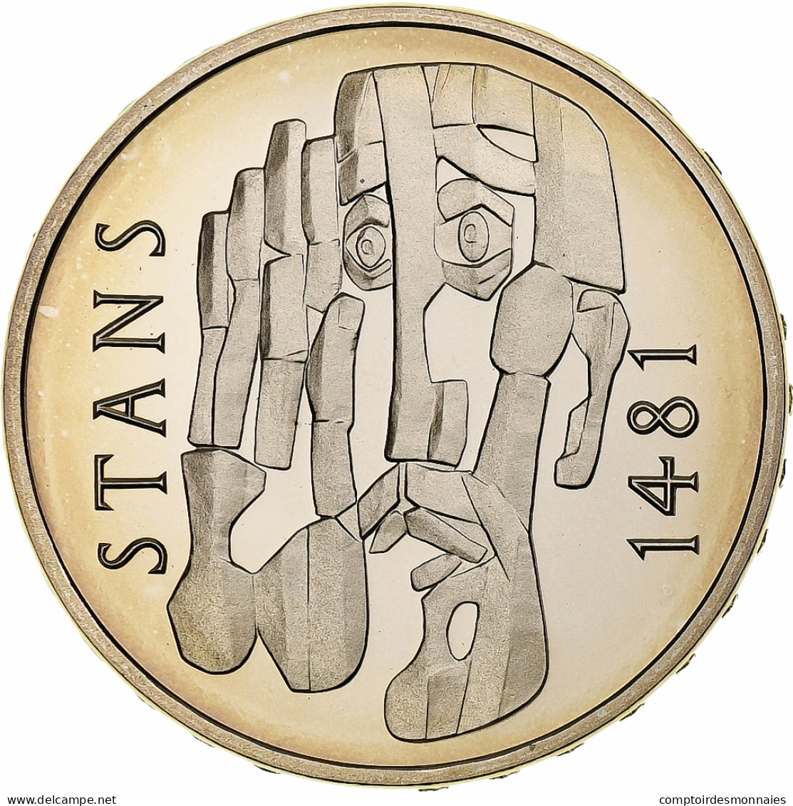 Suisse, 5 Francs, Convention De Stans, 1981, Bern, BE, Cupro-nickel, SPL, KM:60 - Sonstige & Ohne Zuordnung