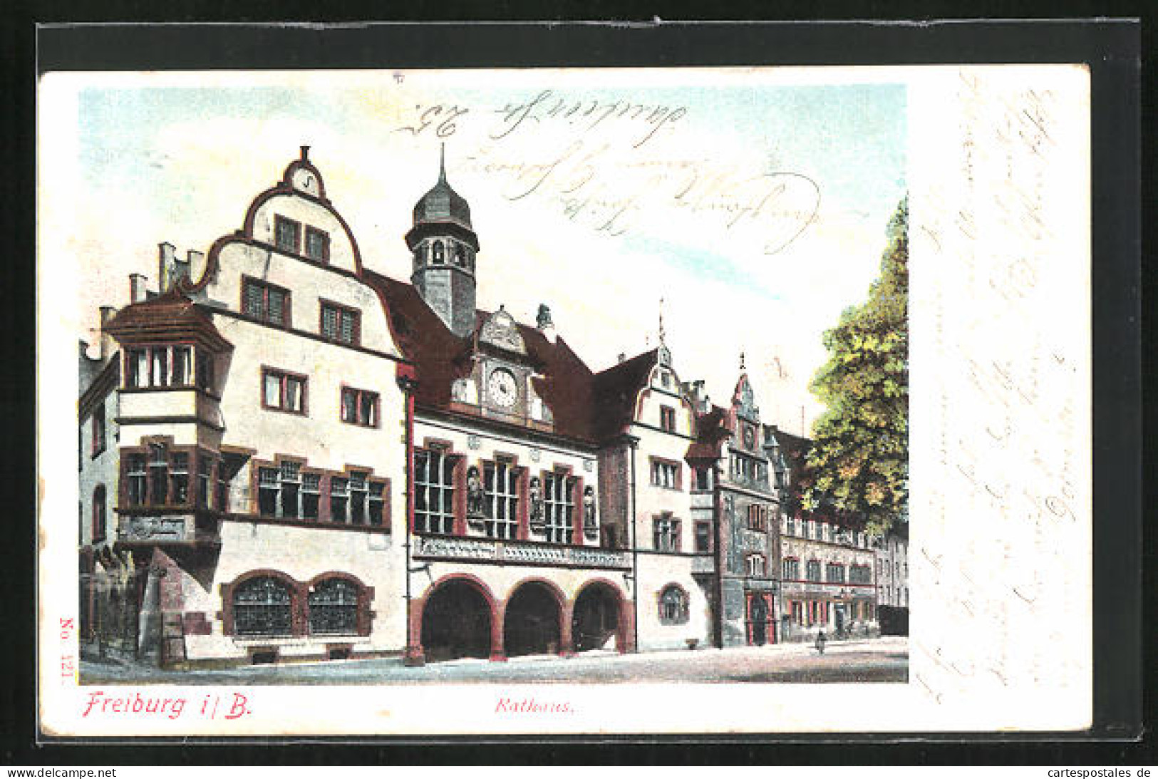 AK Freiburg I. B., Vor Dem Rathaus  - Freiburg I. Br.