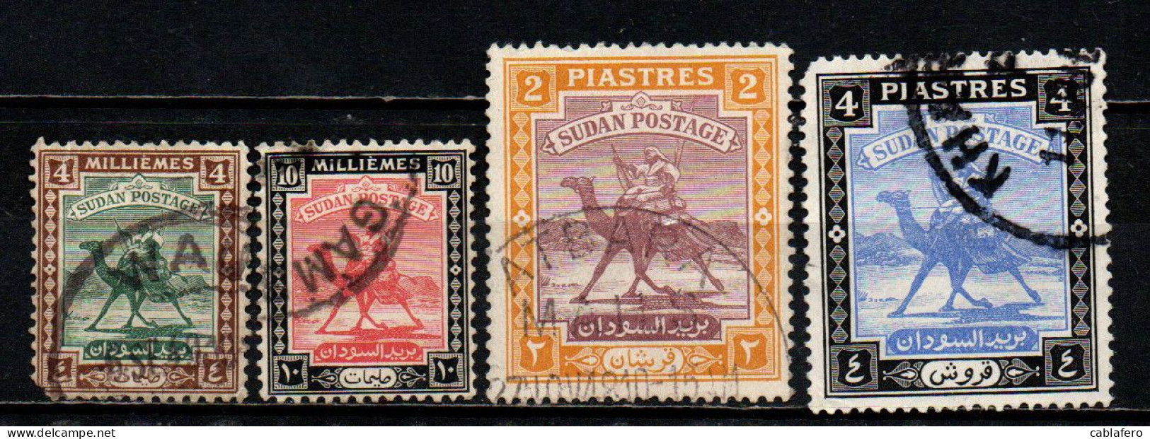 SUDAN - 1948 - Camel Post - Arabic Inscription: Berid Es-Sudan - USATI - Soudan (...-1951)