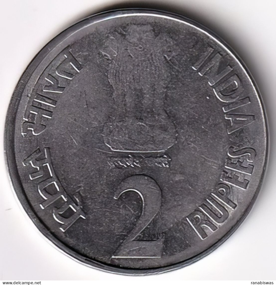 INDIA COIN LOT 71, 2 RUPEES 2010, RESERVE BANK, CALCUTTA MINT, XF - Indien