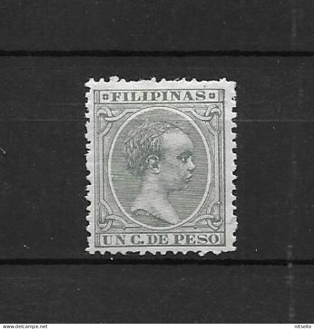 LOTE 2174 D /// (C030) FILIPINAS 1896  EDIFIL Nº:121 *MH  VERDE              ¡¡¡ OFERTA - LIQUIDATION - JE LIQUIDE !!! - Filipinas