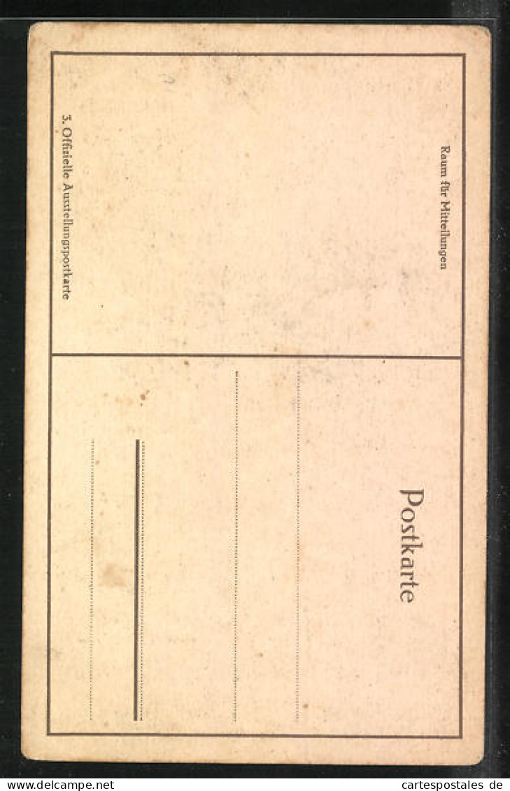 Künstler-AK Leipzig, Weltausstellung F. D. Gesamt Buchgewerbe D. Graphischen Künste 1914, Jüngling Auf Greif  - Expositions