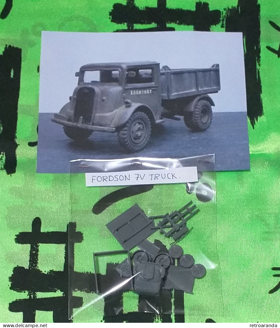 Kit Maqueta Para Montar Y Pintar - Vehículo Militar . Fordson 7v Truck - 1/72. - Militaire Voertuigen