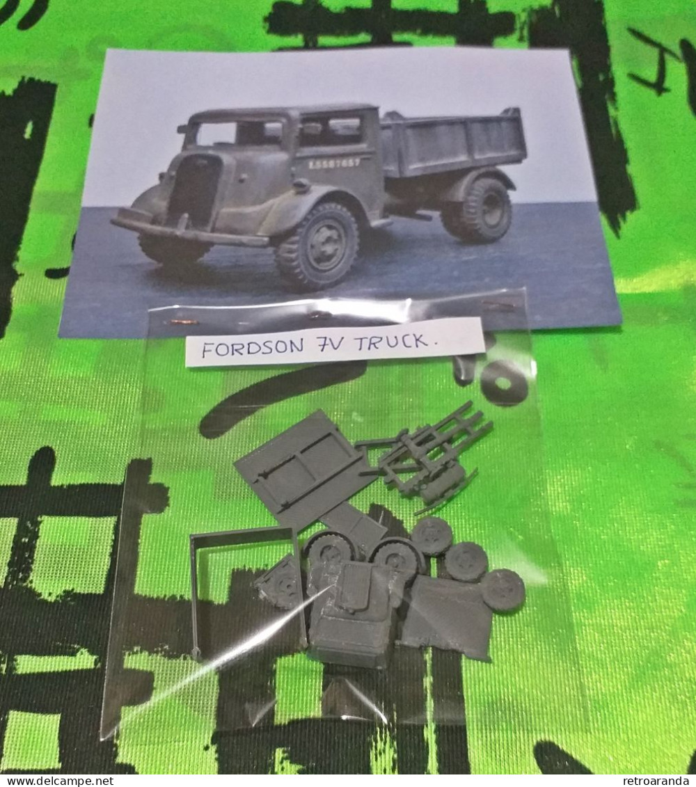 Kit Maqueta Para Montar Y Pintar - Vehículo Militar . Fordson 7v Truck - 1/72. - Militaire Voertuigen