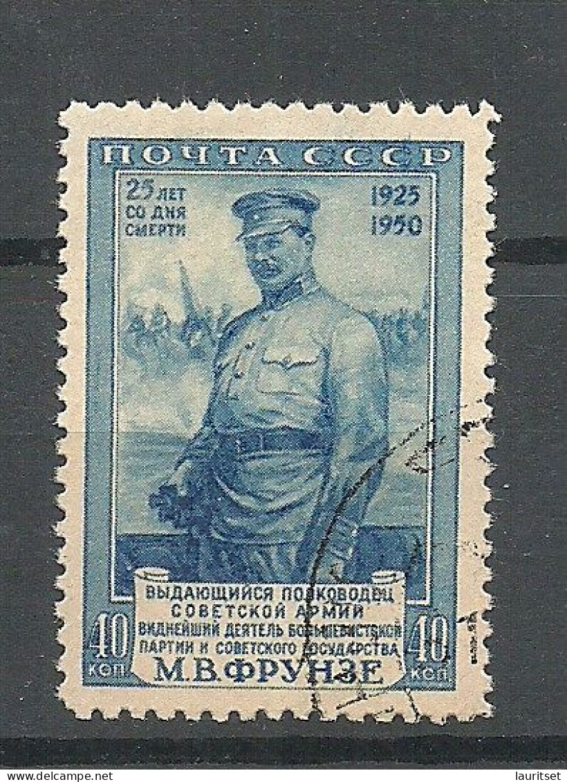 RUSSLAND RUSSIA 1950 Michel 1511 O M. Frunse - Used Stamps