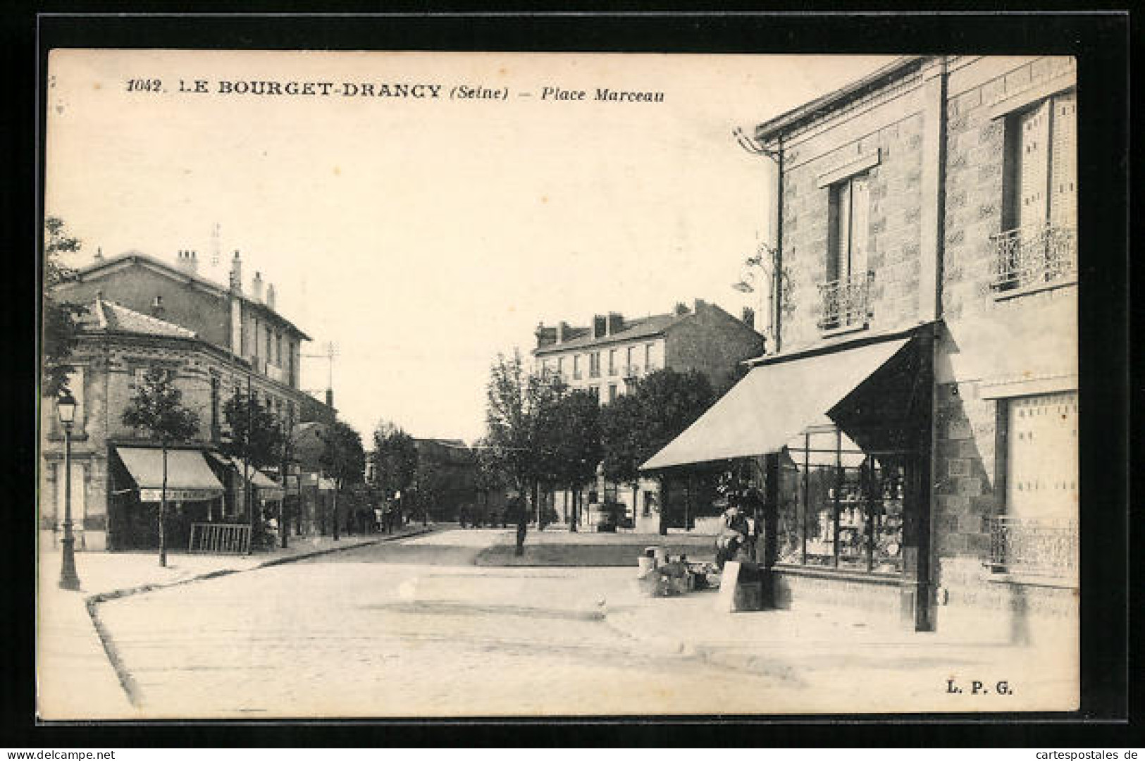CPA Le Bourget-Drancy, Place Marceau  - Le Bourget