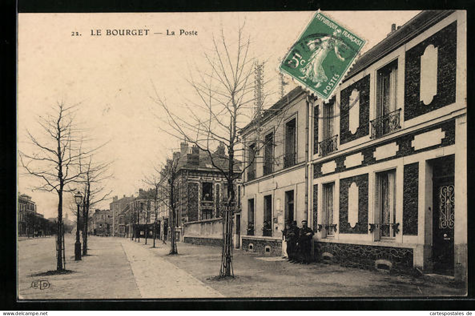 CPA Le Bourget, La Poste  - Le Bourget
