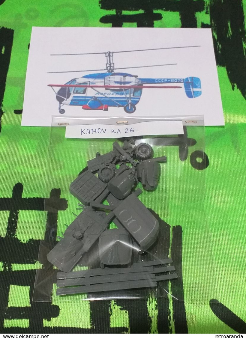 Kit Maqueta Para Montar Y Pintar - Vehículo Militar . Kamov Ka 26 - 1/72 - Véhicules Militaires