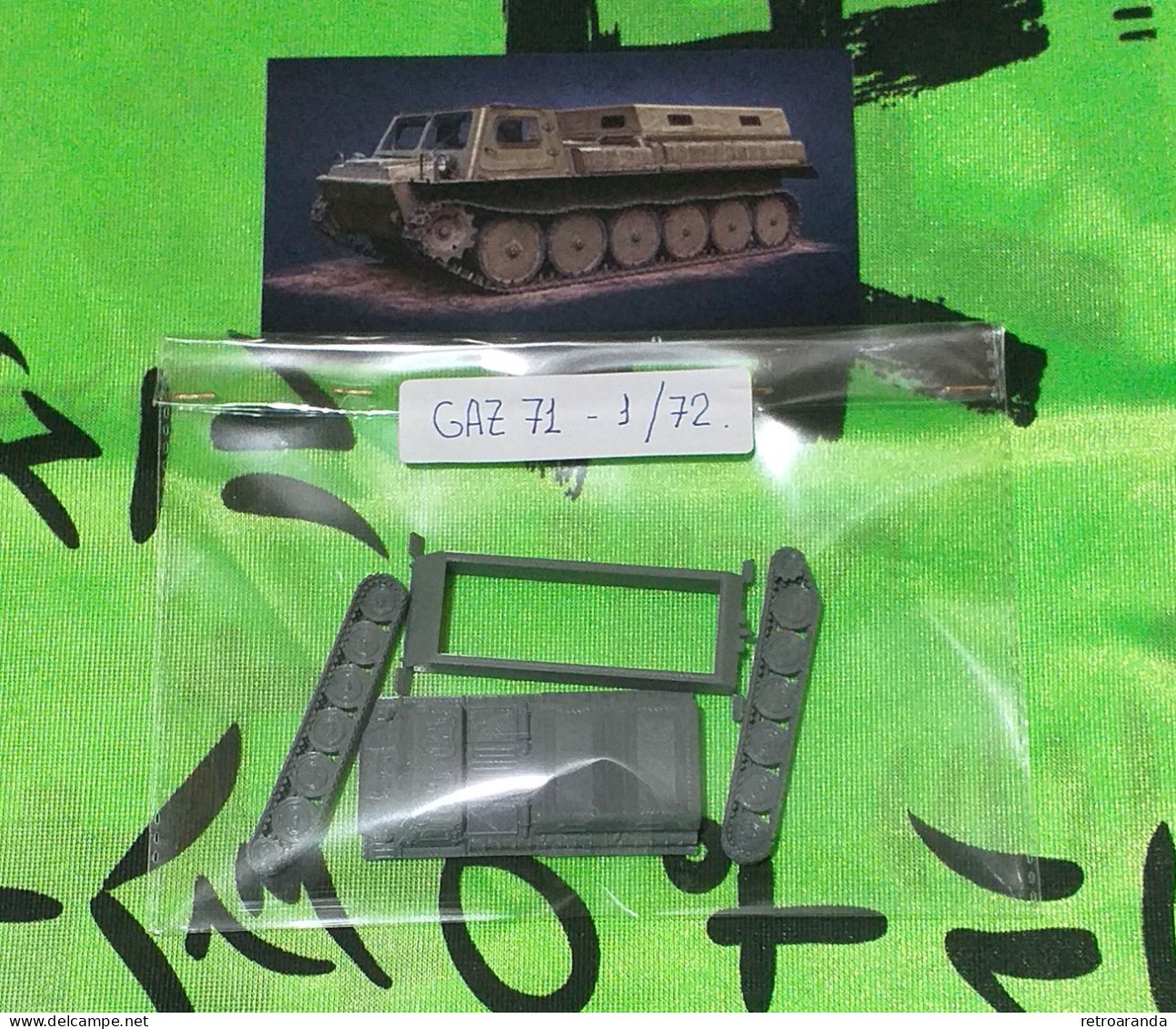 Kit Maqueta Para Montar Y Pintar - Vehículo Militar . Gaz 71 - 1/72. - Militaire Voertuigen