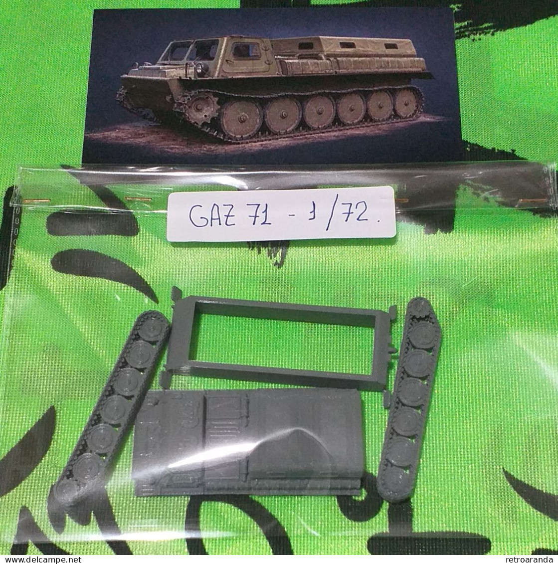 Kit Maqueta Para Montar Y Pintar - Vehículo Militar . Gaz 71 - 1/72. - Militaire Voertuigen