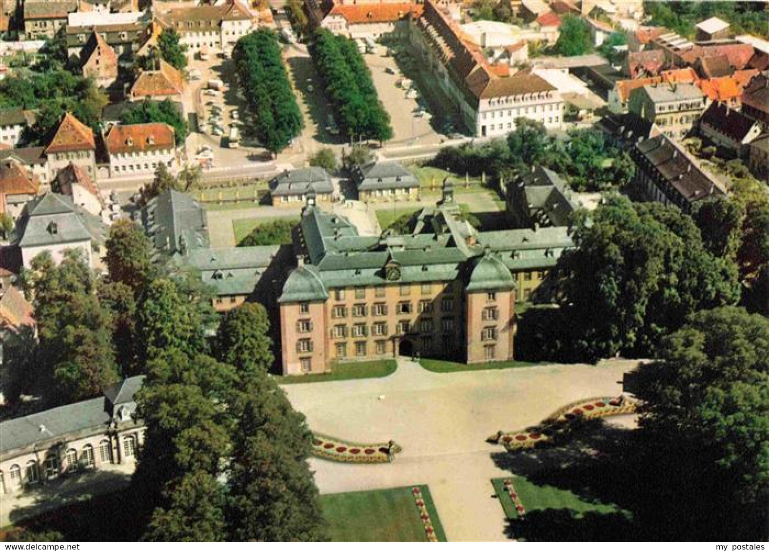 73972239 Schwetzingen_BW Schloss Mit Schlossgarten Fliegeraufnahme - Schwetzingen