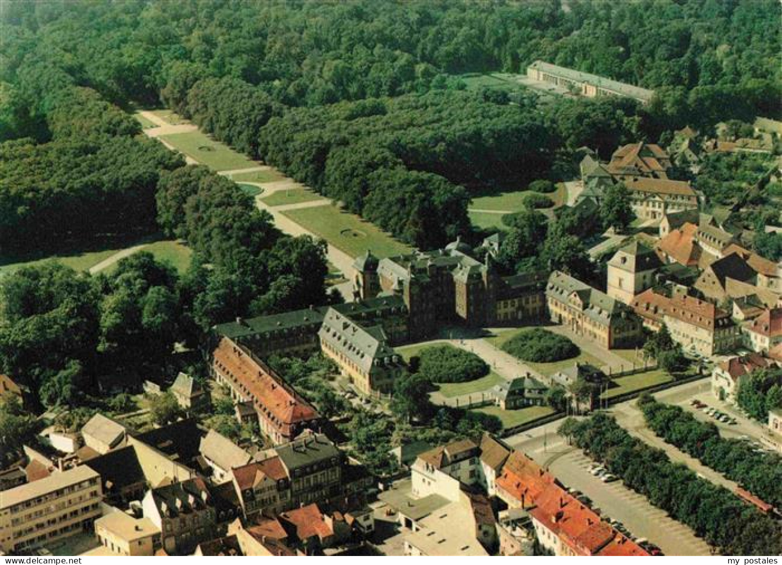 73972238 Schwetzingen_BW Schloss Mit Schlossgarten Fliegeraufnahme - Schwetzingen