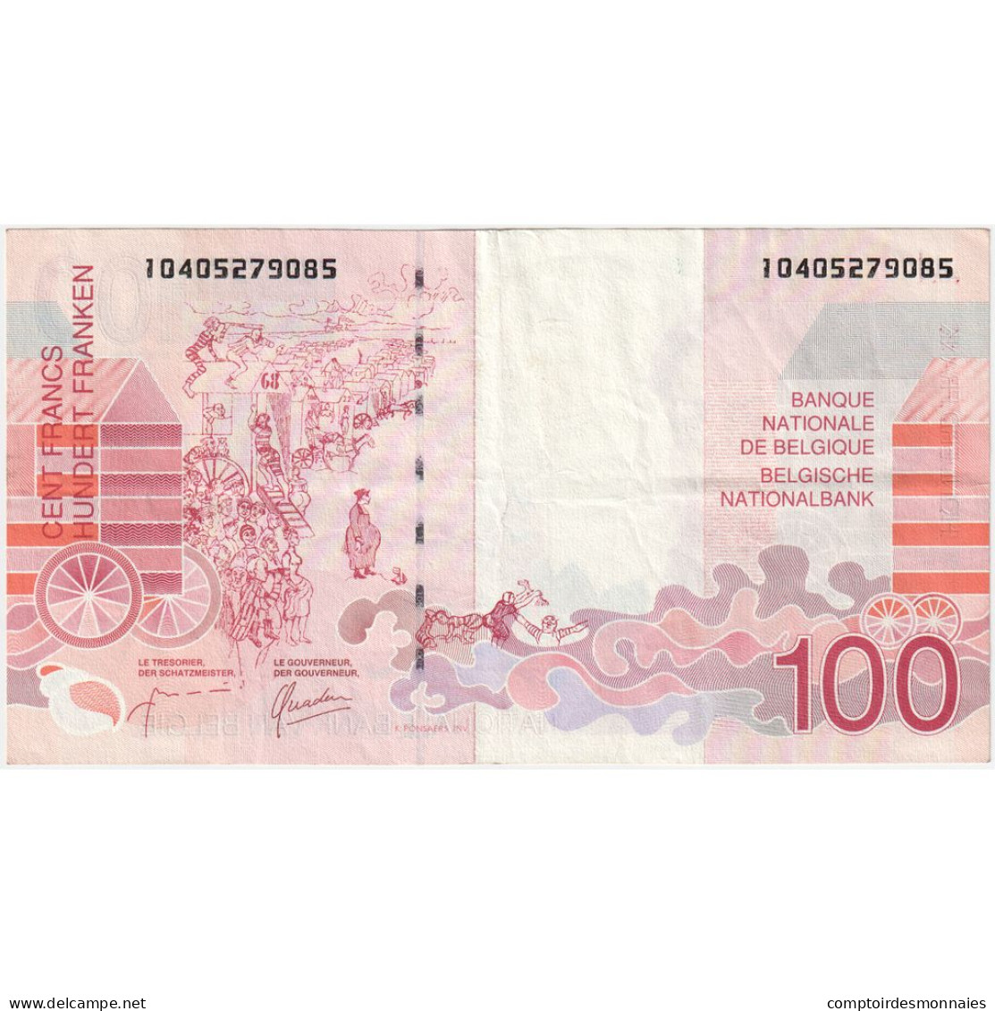 Belgique, 100 Francs, 1995, KM:147, TTB - 100 Francs