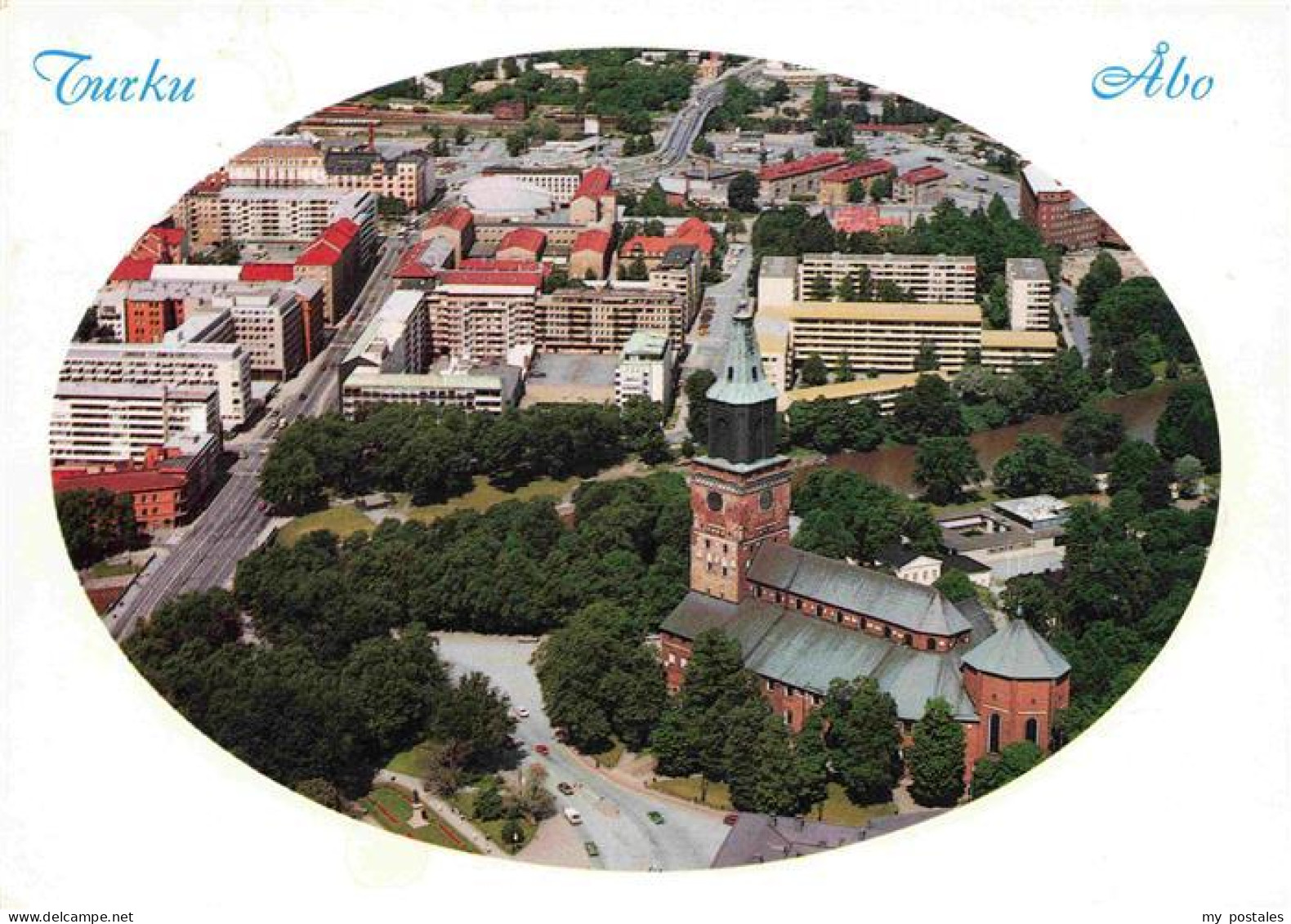 73972223 Turku_Abo_Suomi Fliegeraufnahme The Cathedral - Finlandia