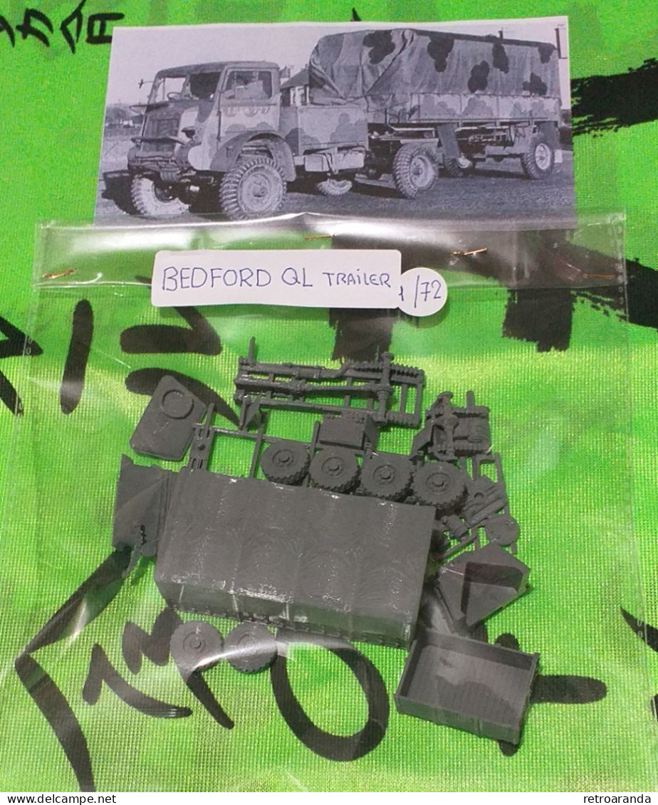 Kit Maqueta Para Montar Y Pintar - Vehículo Militar . Bedford Ql Dromedario - 1/72. - Militaire Voertuigen